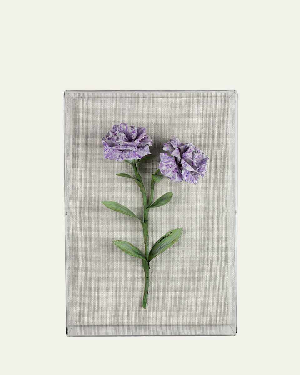 Carnation January Birth Flower Wall Art